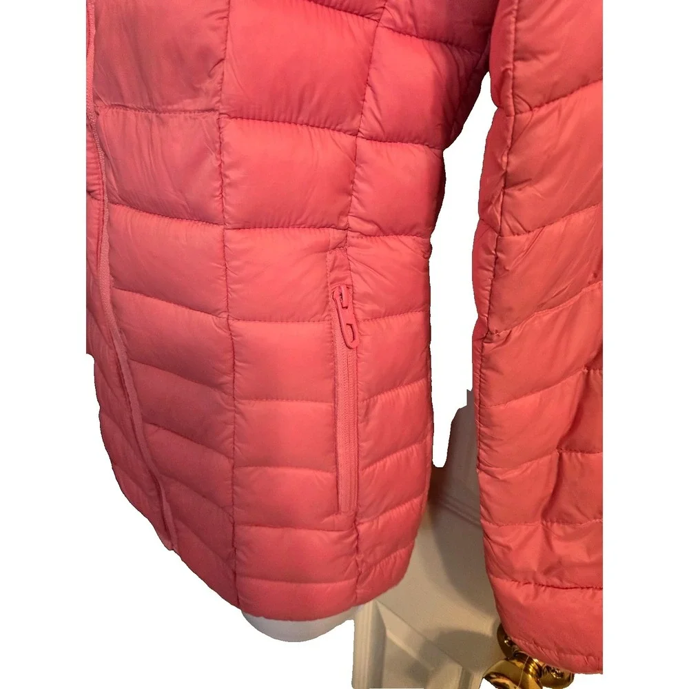 Spyder Hooded Packable‎ Puffer Jacket Women's Small Mauve Rose NWT